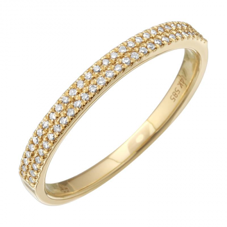 Double Row Pave Band