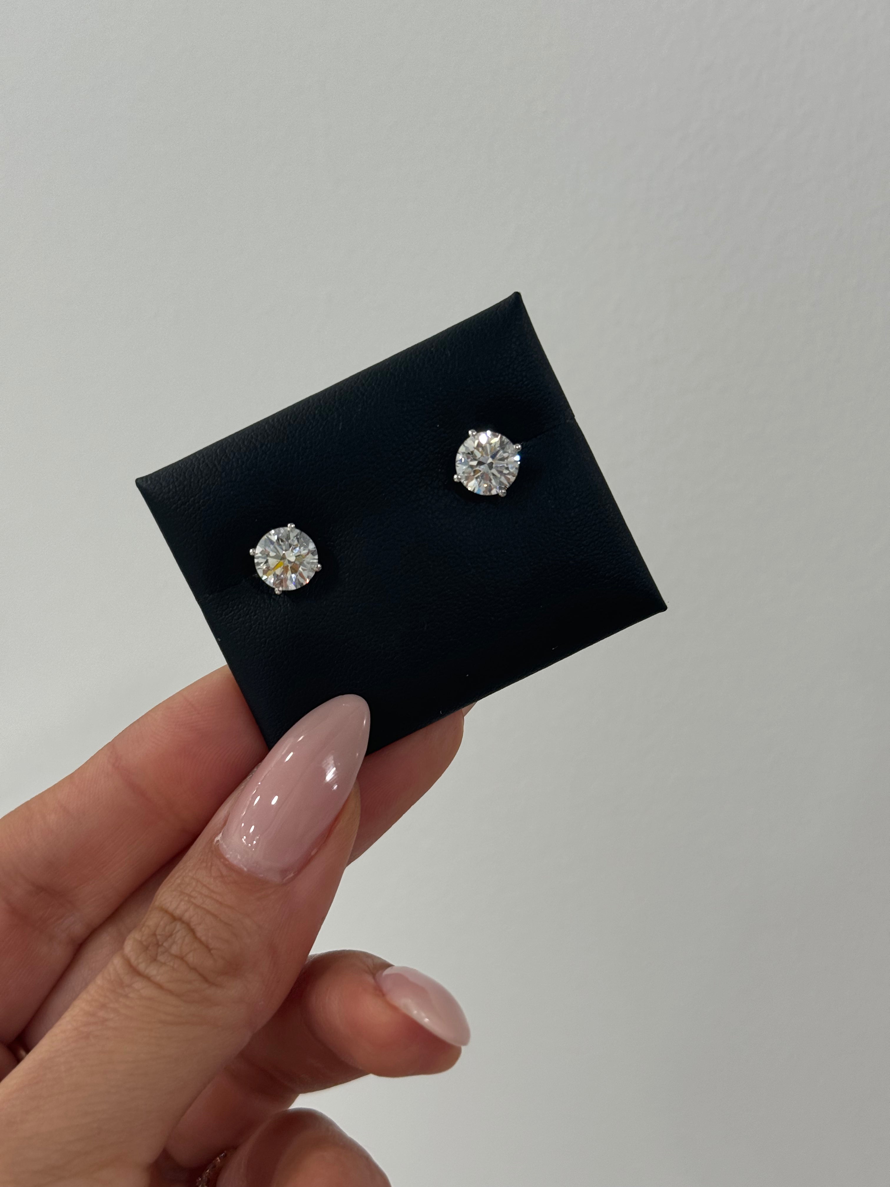 3.11ct Lab Diamond Studs