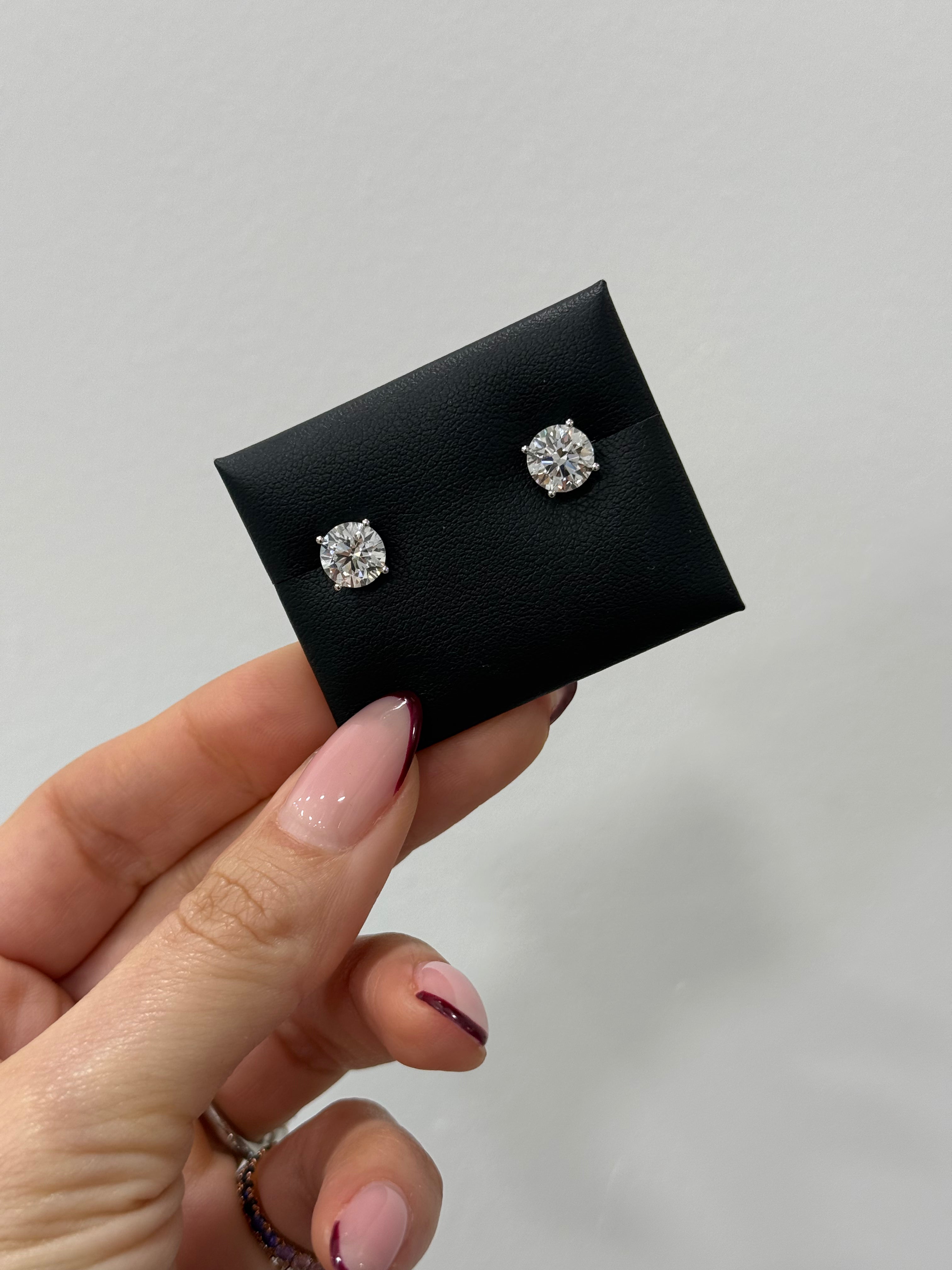 3.64 ct Lab Diamond Studs