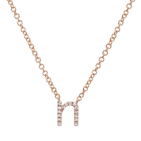 Lowercase Mini Initial Necklace