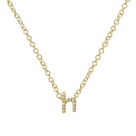 Lowercase Mini Initial Necklace