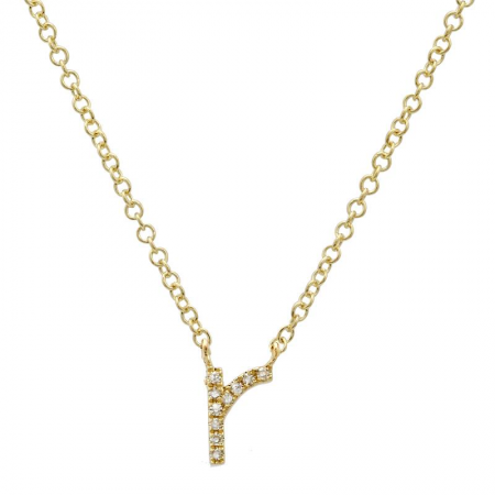 Lowercase Mini Initial Necklace